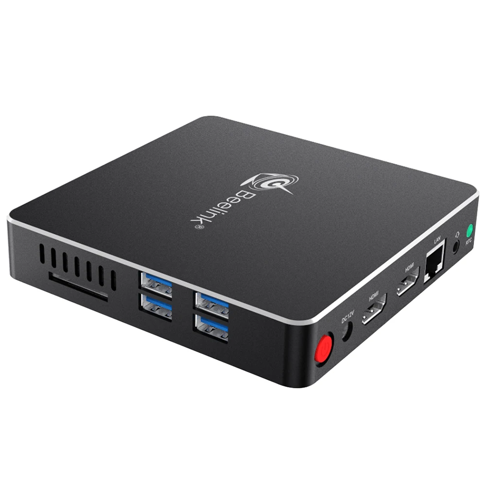 Beelink N41 N4100 мини ПК Intel Близнецы озеро TV box HD Графика 600 4 ГБ 64 и 1000 Мбит/с BT4.0 Декодер