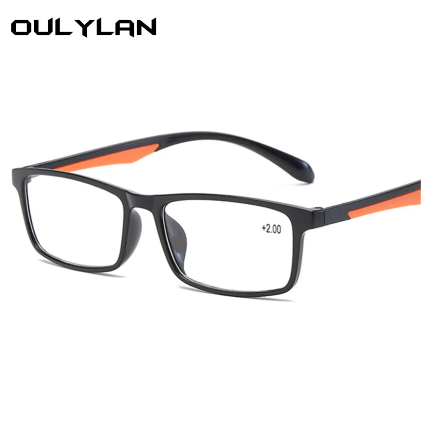 Oulylan TR90 очки для чтения мужские и женские пресбиопические из смолы прозрачные