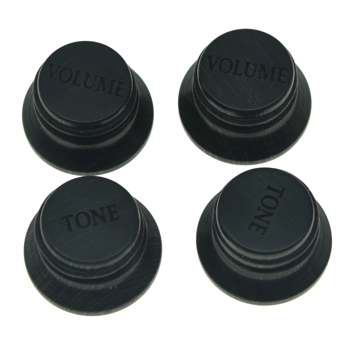Dopro Black Hard Wooden Knobs Strat/LP Style Volume Tone Top Hat Bell Wood for Metric 5.8mm Shaft Pots | Спорт и развлечения