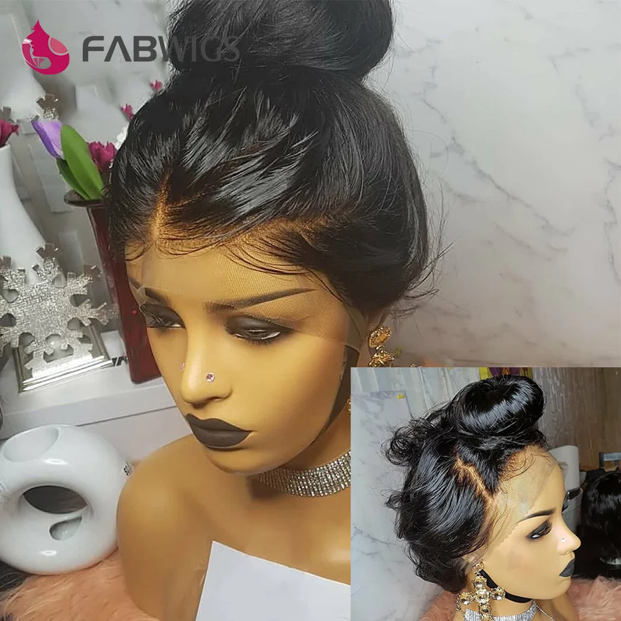 Накладные волосы Fabwigs перуанские волнистые бесклеевые с прядями волос для