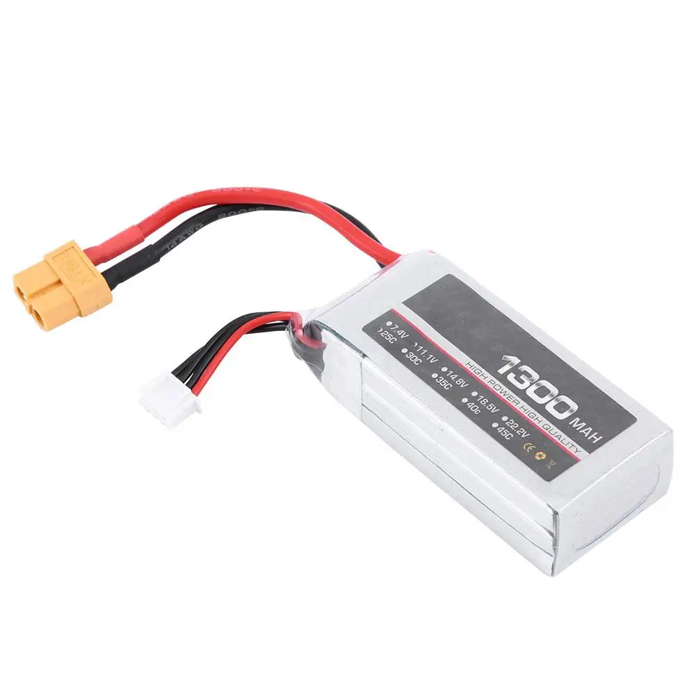 25C 1300 mAh 3 S 11 1 V Перезаряжаемые LiPo Батарея с XT60 разъем для Радиоуправляемая модель