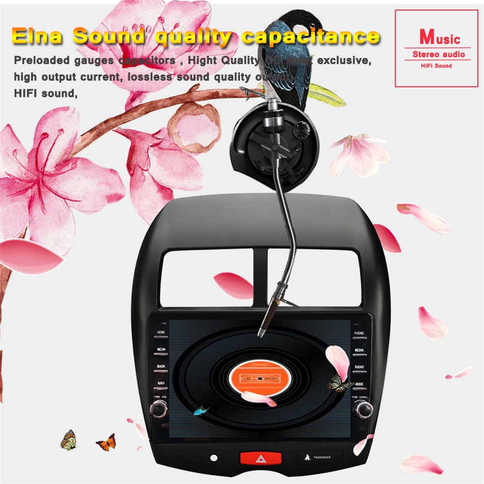 Автомагнитола на Android 10 0 мультимедийный плеер 2 din dvd GPS для Mitsubishi ASX 2010 2017 2018 2019