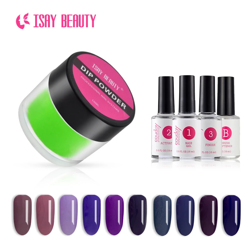 ISAYBEAUTY блестящая пудра для ногтей Новое поступление цвета 10 г последняя
