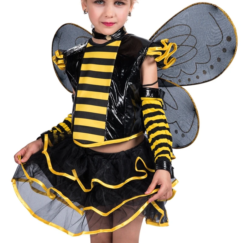 Little Girls Halloween Punky Bee Costume Set | Тематическая одежда и униформа