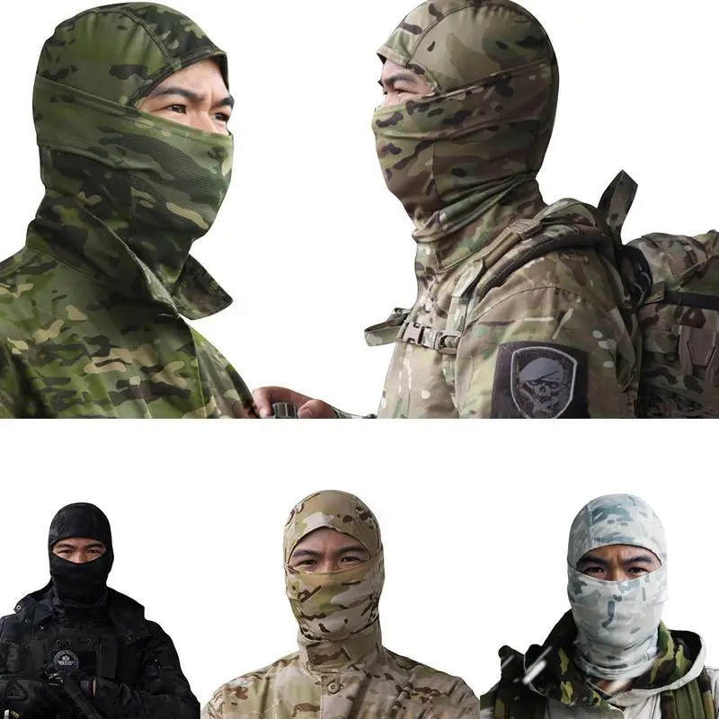 Новая велосипедная маска тактическая Полнолицевая Кепка с капюшоном Балаклава