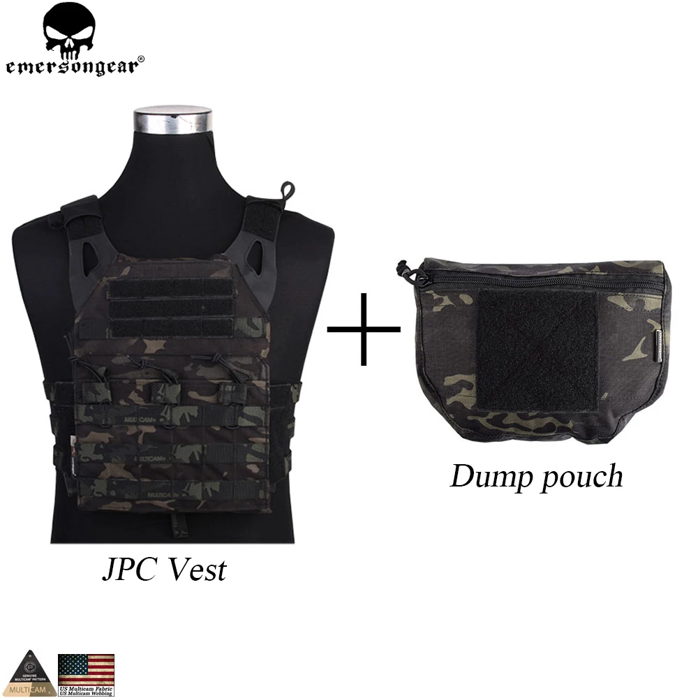 Охотничий Жилет EMERSONGEAR JPC Jumper Plate Carrier жилет для перевозки тарелок AVS CPC черный