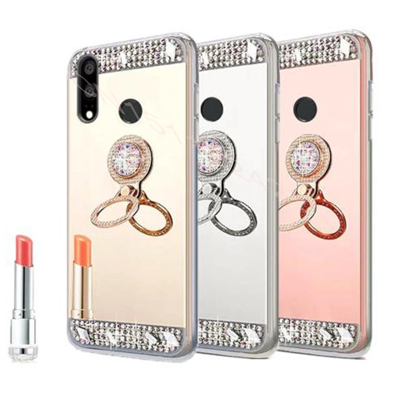 Кольцевой кронштейн Redmi S2 6A 6 PRO Mi8 5X 6X роскошный мягкий силиконовый зеркальный