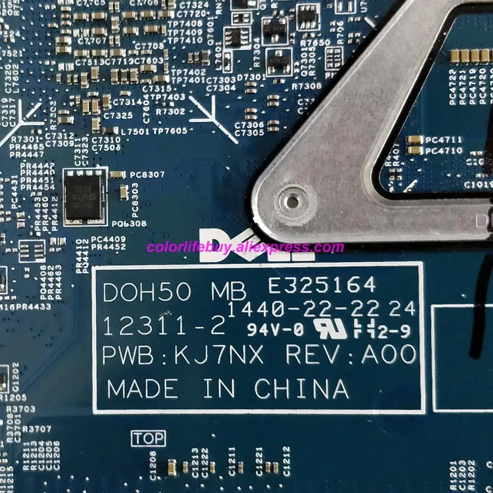 Натуральная CN 0DPX9G DPX9G DOH50 12311 2 Вт i7 4510U Процессор GT750M/2 ГБ GPU материнская плата для