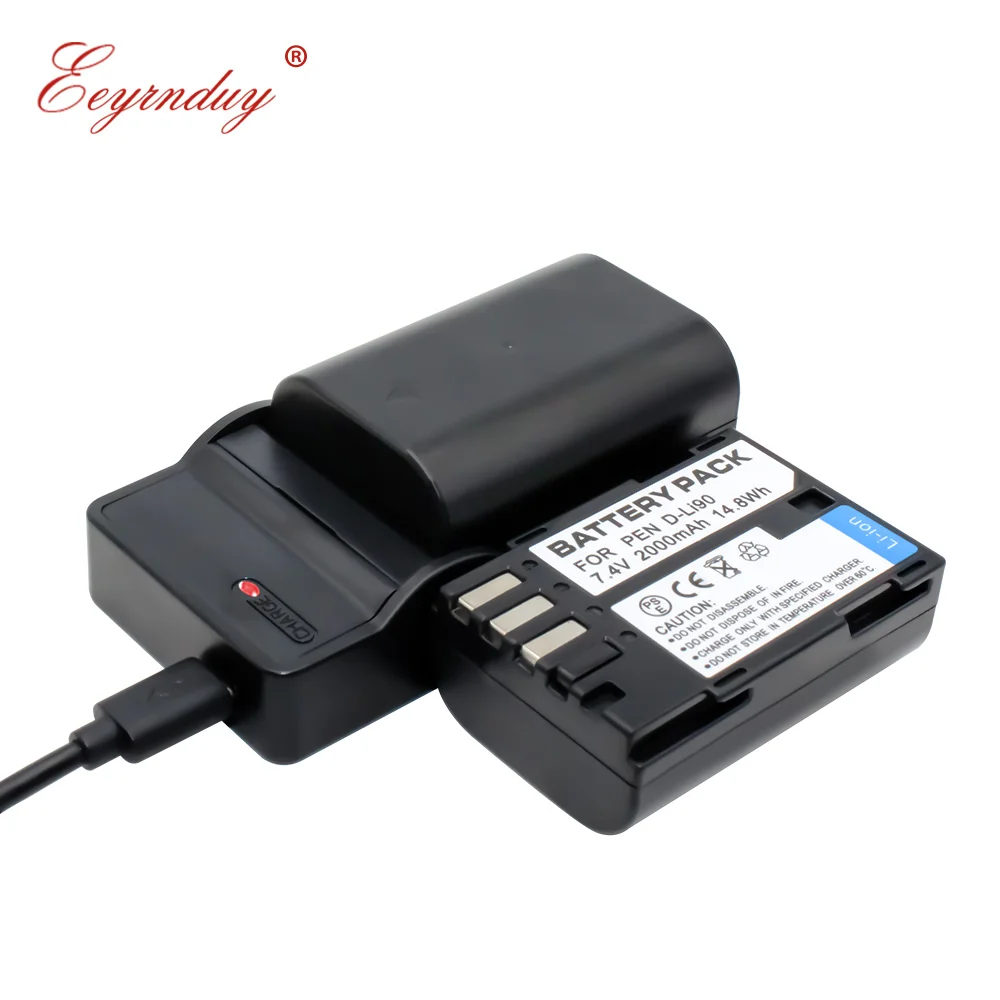 USB зарядное устройство и запасная батарея 2 Pack для Pentax D Li90 645D 645Z K 01 3 5 II IIs