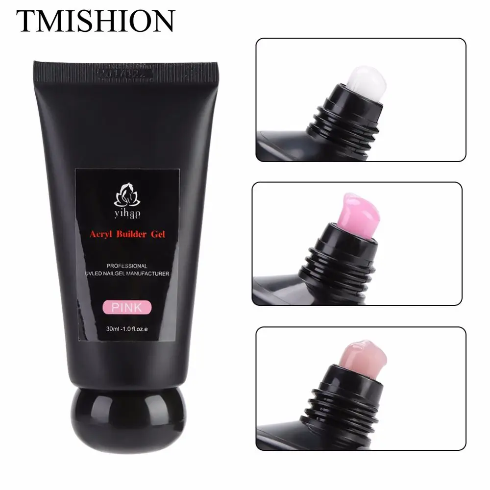 TMISHION 30 мл гель для наращивания ногтей кристаллический желеобразный полигель