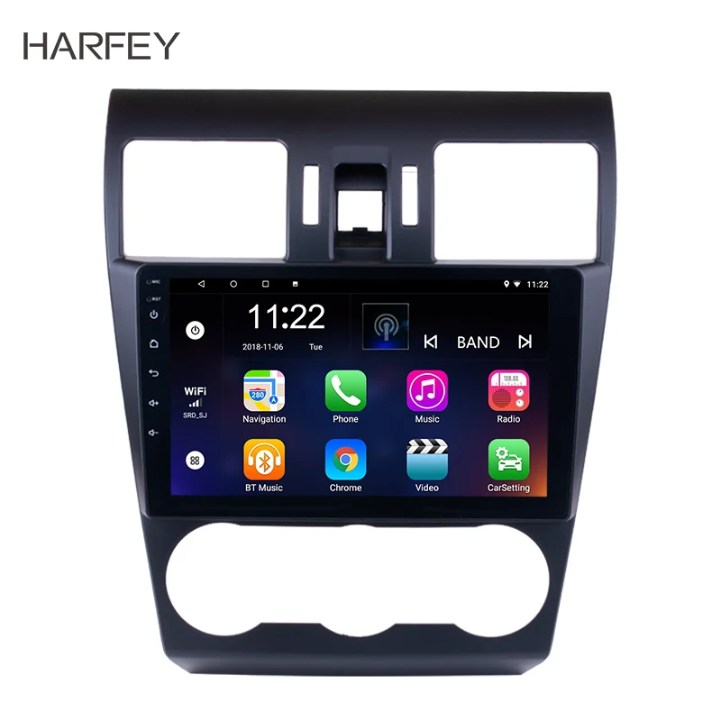 Автомагнитола Harfey мультимедийный плеер на Android 10 0 с 9 &quotсенсорным экраном GPS wi-fi