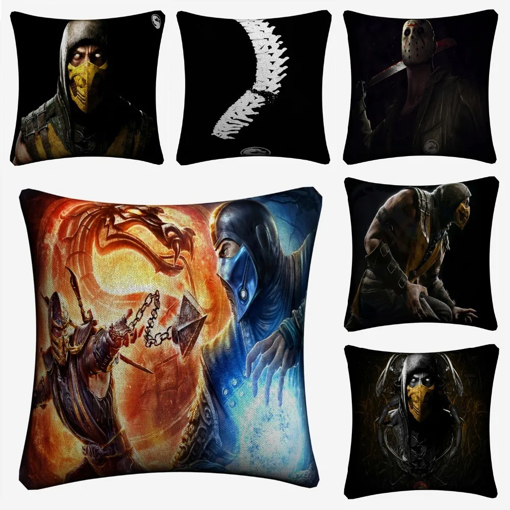 Игры Mortal Kombat искусство декоративное хлопковое белье Наволочка на подушку