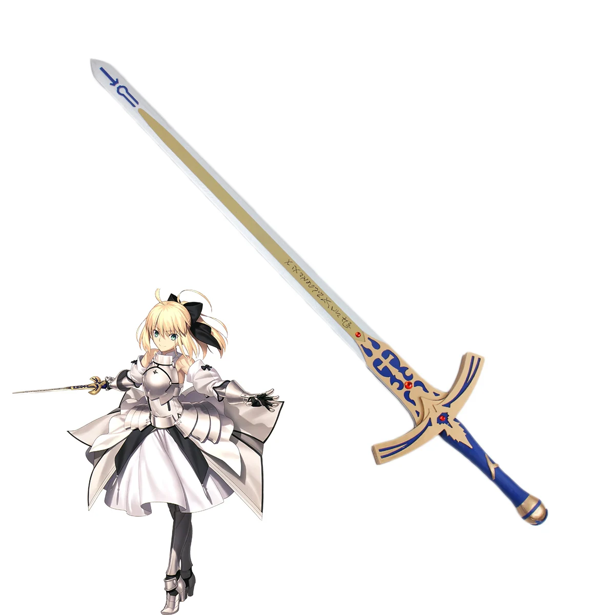 

Судьба, ночь, судьба, неограниченные коды, Saber Caliburn Sword реквизит косплея из ПВХ