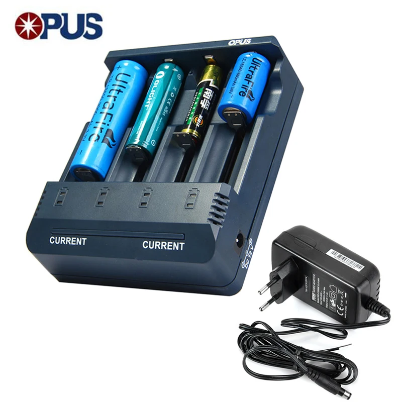 Opus BT C1000 ЖК цифровые умные аккумуляторы зарядное устройство 4 слота Совместимо с