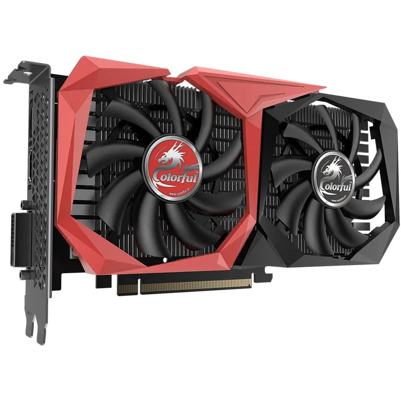 Оригинальный красочный Nvidia GeForce GTX 1650 4G видео Графическая карта для игр 1485 МГц GDDR5 4