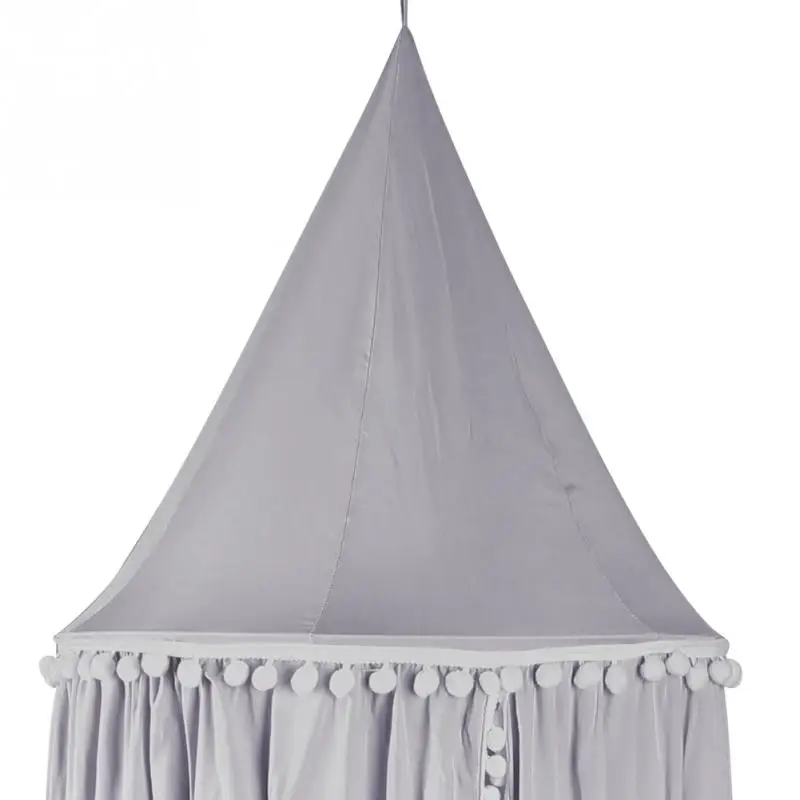 Навес детский хлопковый с москитной сеткой защита от комаров для принцесс