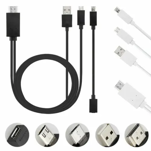 Горячая Распродажа Универсальный Android телефон MHL Micro USB к HDMI 1080P HD ТВ кабель