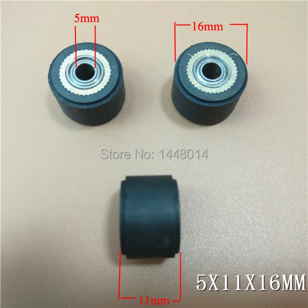 Vinyl cutting plotter pinch roller for Mimaki P-cut Roland paper rubber inner diameter 3mm width 10mm 3X10X16MM 4pcs | Компьютеры и