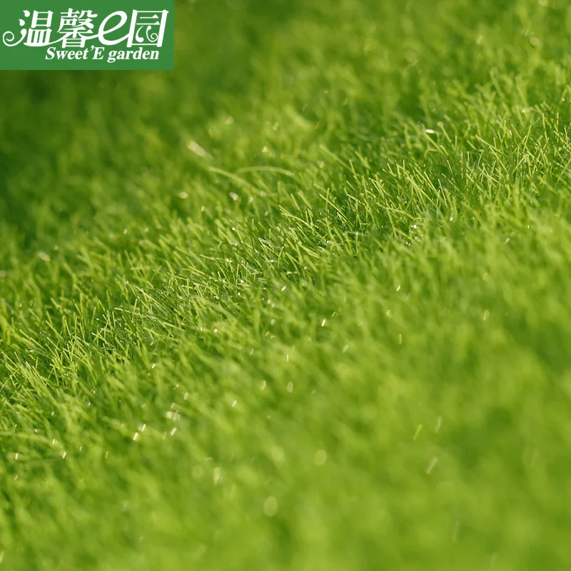 5pcs Micro-View Creative Simulation Moss Fake Ecological Bottle of Decoration Lawn False White Hair Дом и сад