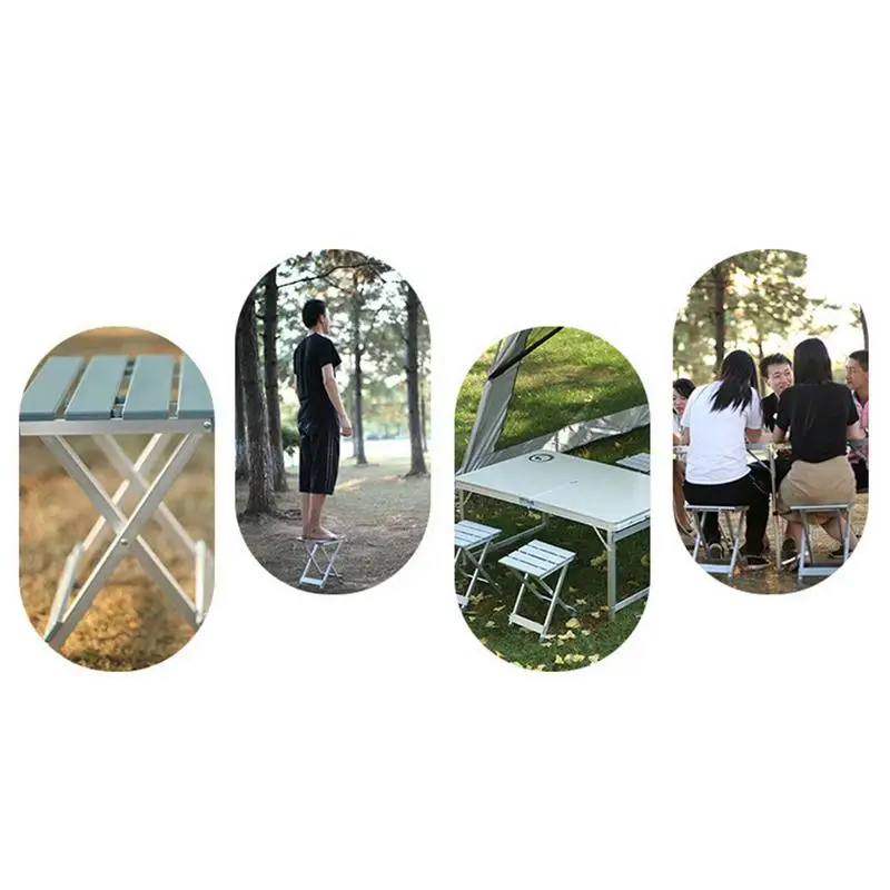 Ссветильник портативный складной стул для улицы из алюминиевого сплава