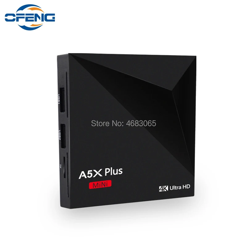 ТВ приставка A5X Plus Android 7 1 четырехъядерный процессор RK3328 2 4G Wi Fi HD2.0 USB3.0 4K умный