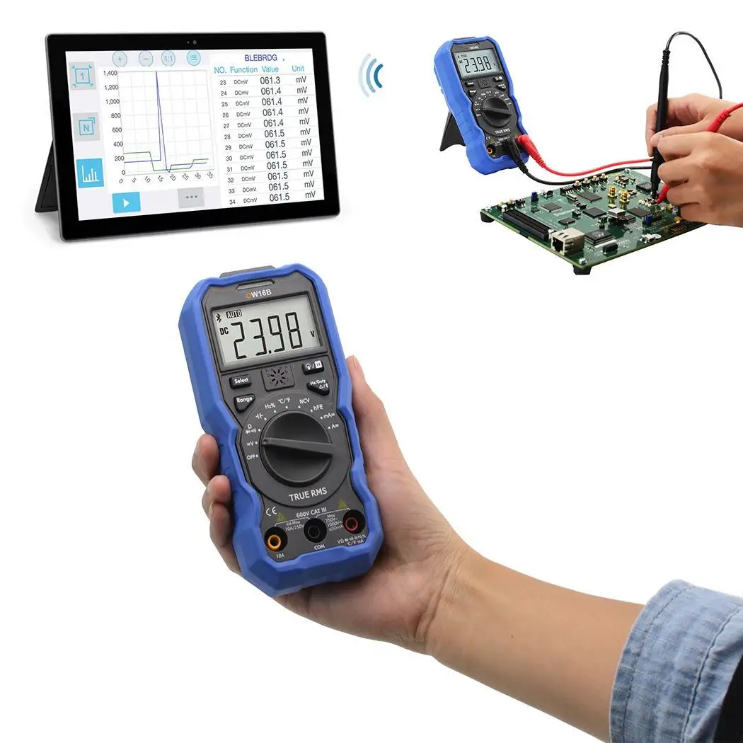 3 in 1 Multifunction Digital Multimeter Handheld Help Analyzing trend data. LCD Display | Инструменты