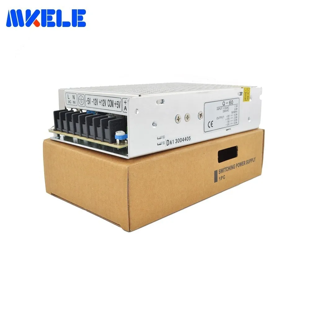 Горячая продажа AC 220V к DC импульсный источник питания 5V 12V 24 V-12 V на четыре выхода