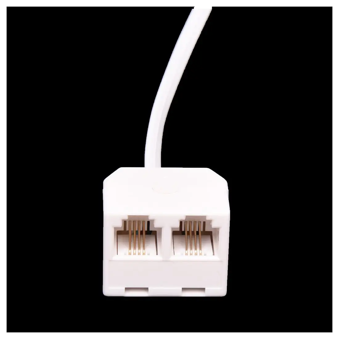 IG 2pcs 6P4C RJ11 двойной женский и мужской телефонный кабель сплиттер
