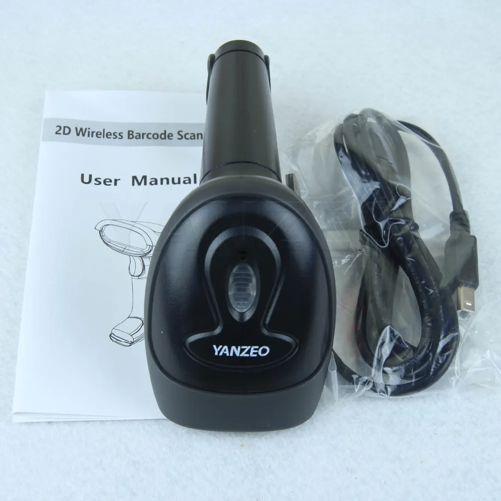 Портативный Bluetooth PDF417 QR код Yanzeo C2010 Pos 2D 2 4G беспроводной сканер штрих кода USB
