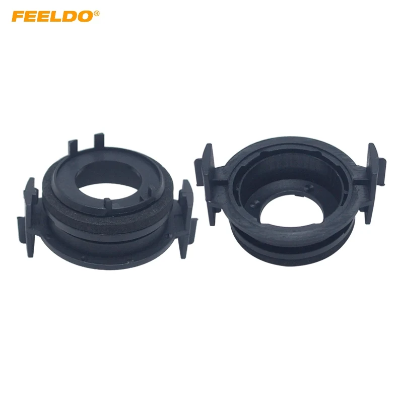 

FEELDO 2X H7 LED Headlamp Bulb Base Holders Adapter For BMW E46 3 Series LED Headlight Clip Retainer Scokect Adapter #HQ5940