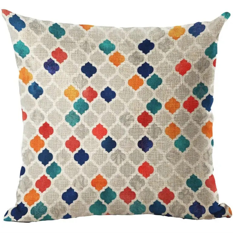 Богемная искусственная Подушка Чехол Мягкая комната подарки односторонняя печать|Наволочка| |