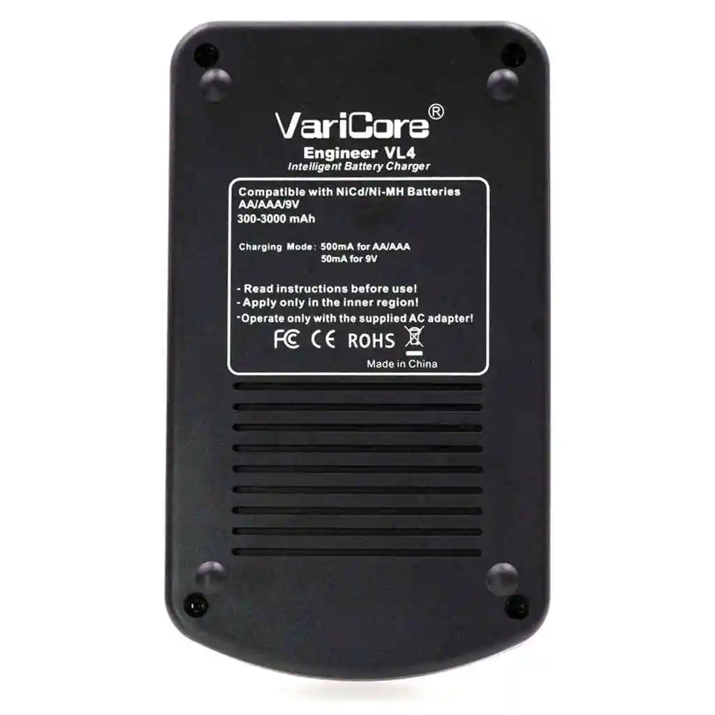 Varicore Vl4 многофункциональное зарядное устройство 1 48 V-1 5 V никель-металл гидрид Aa/Aaa