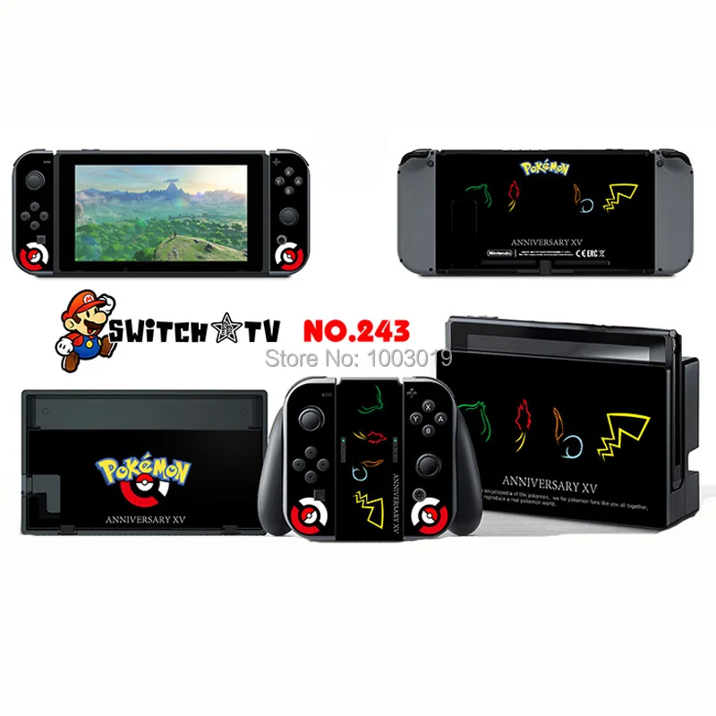 Виниловый чехол для консоли Super Zelda вечерние Чехлы Nintendo Switch наклейки кожи
