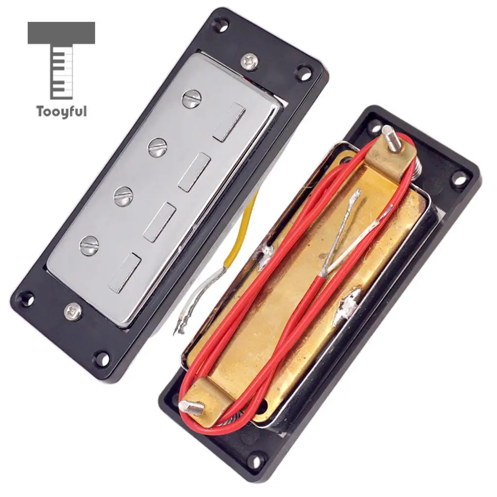 2 шт. набор пластиковых электрогитар Humbucker пикапы с мостовой шеей черной рамкой