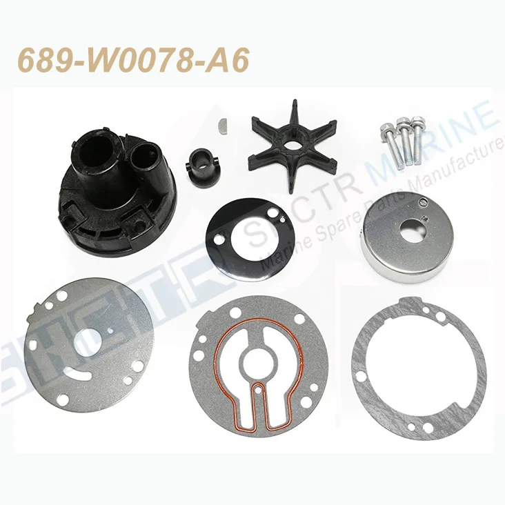 

SHCTR Water Pump & Impeller Kit for OEM 689-W0078-A6,Sierra 18-3427,25/30HP