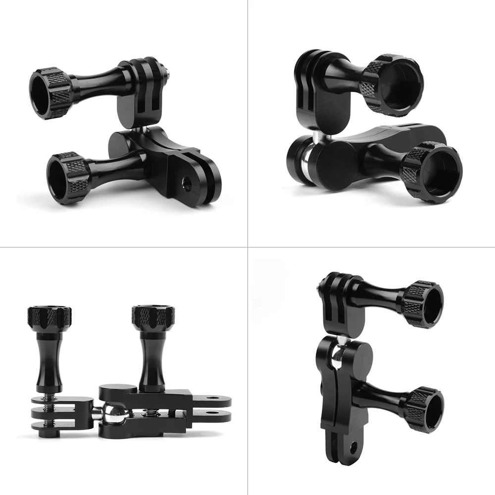 CNC Aluminum Alloy 360 Degree Rotating Joint Adapter Mount for GoPro Hero 7 6 5 Session Xiaomi Yi SJCAM Action Camera | Электроника