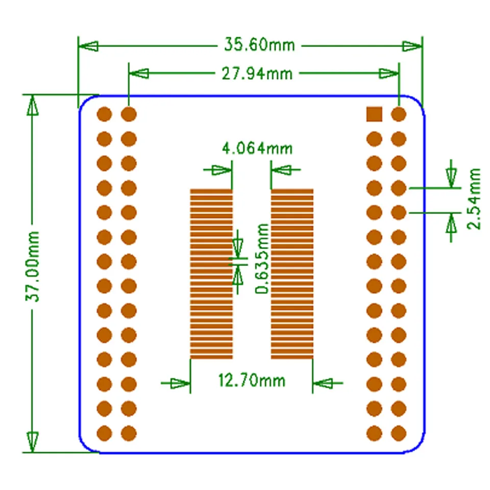 5 шт. TSOPII TSSOP56 SOP56 плата преобразования 0 635 мм/0 8 мм Шаг SDRAM адаптера|Запасные части| |