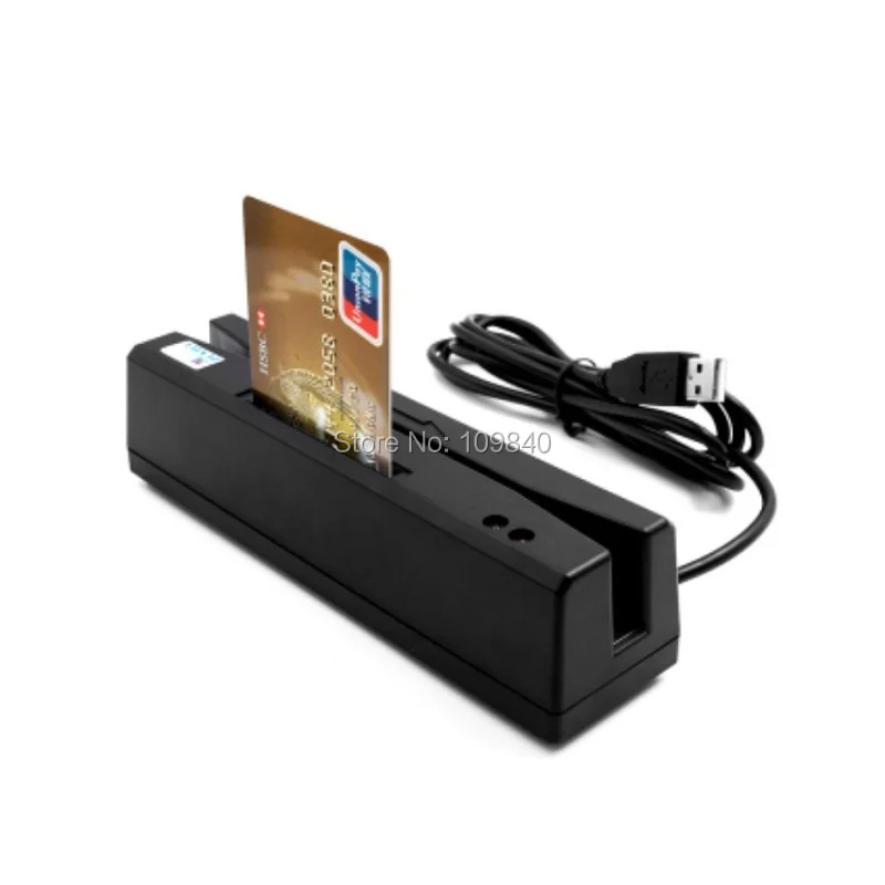 Считыватель карт MSR160 с магнитной полосой устройство чтения поддержкой RFID и IC PSAM