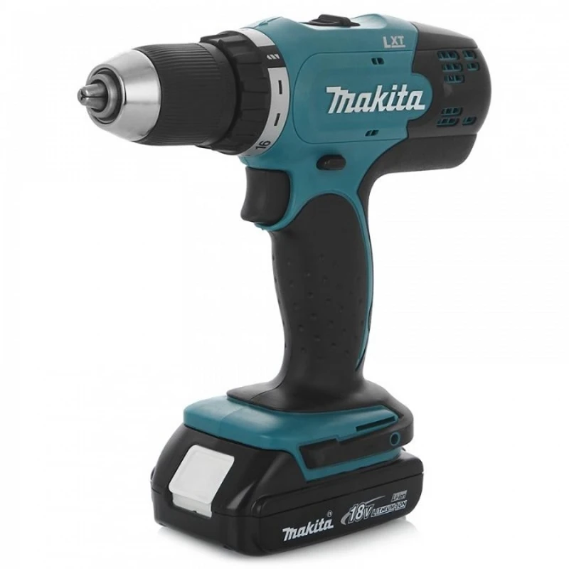Дрель шуруповерт аккумуляторная Makita DDF453SYE (Напряжение аккумулятора 18 В емкость 1 5
