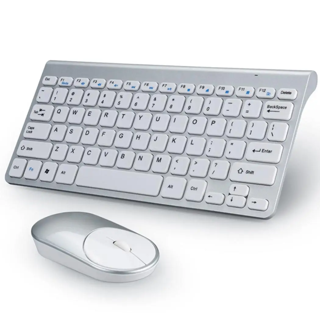 Беспроводной Mini USB клавиатура и мышь комплект стильный дизайн с отличительным