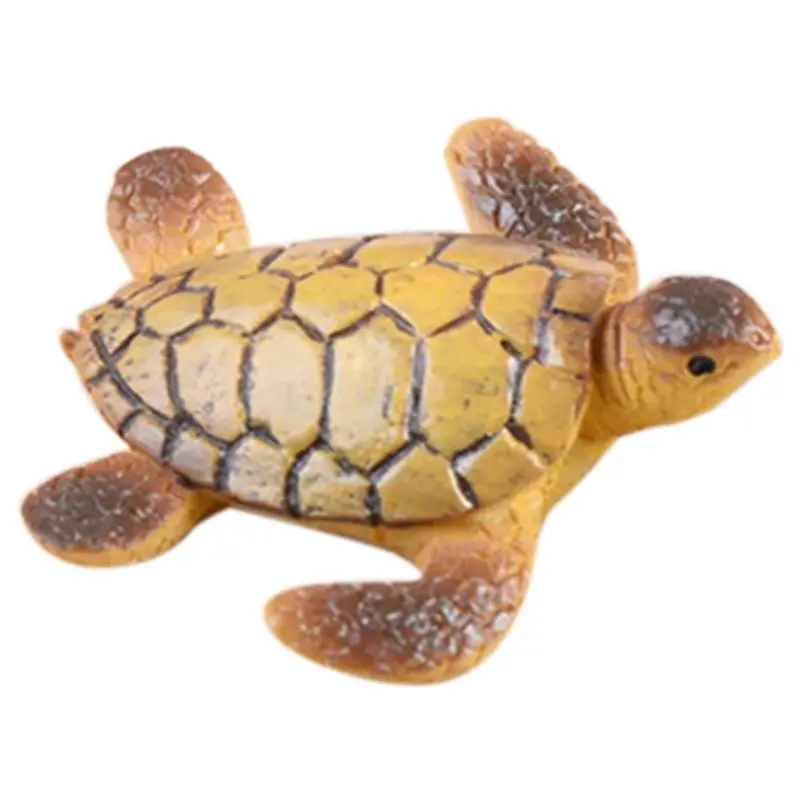 Mini Sea Turtle Model Resin Figurines Fairy Garden Miniatures Fish Tank Acessories DIY Terrarium Landscape Decoration Artifici | Дом и сад