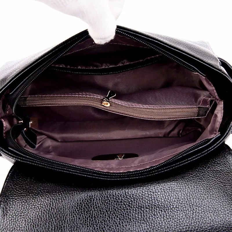 Женские сумки-мессенджеры 2019 сумки через плечо для женщин кожаная сумка