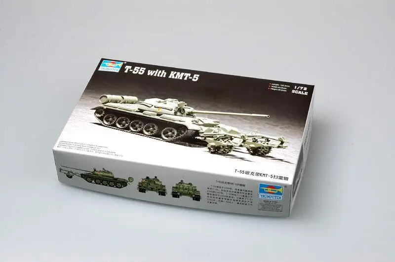 Российский бак Trumpeter 1/72 07283 с T 55|Наборы для сборки моделей| |