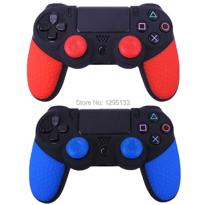 2 шт. Мягкий Нескользящий силиконовый резиновый чехол для Sony PlayStation Dualshock 4 PS4 Pro