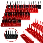 Многофункциональный органайзер для розеток, 6 шт., инструмент для сбора шкафов, 14 дюйма, 38 дюйма, 12 дюйма, метрический лоток для розеток, держатель для стойки, инструмент для гаража