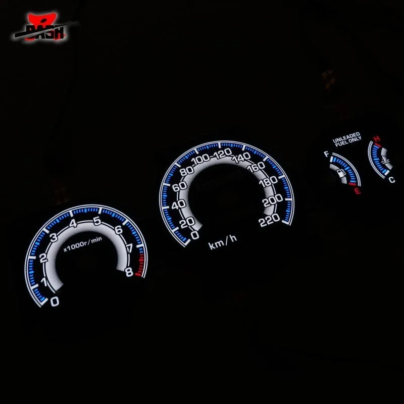 Тире EL светящийся датчик для Civic EK 1996 1999 ручной Трансмиссия обратный черный
