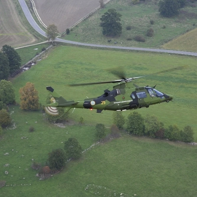 AgustaWestland A109 вертолет шведской Air ВВС постер печати (34x23)|Таблички и знаки| |