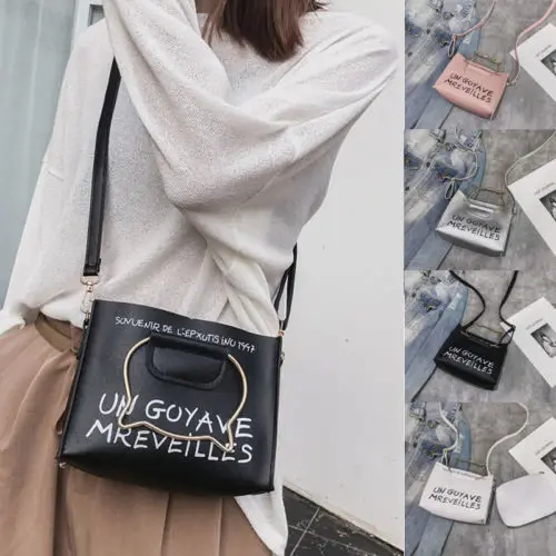 2019 женская прозрачная кожаная сумка через плечо мессенджер тоут ранец кошелек
