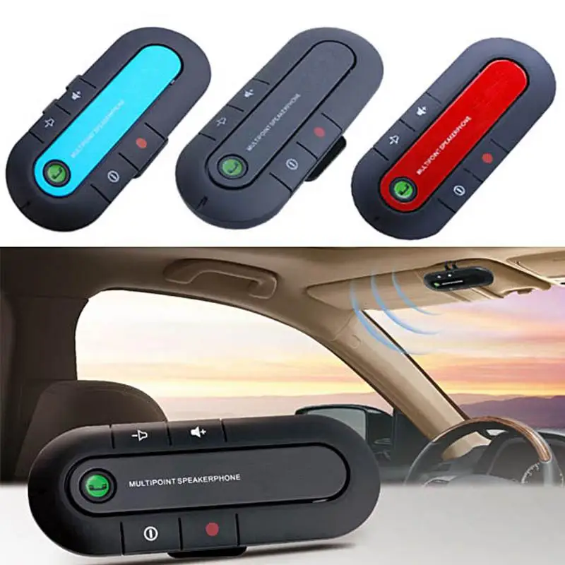 Автомобильный Bluetooth динамик VODOOL тонкий магнитный комплект громкой связи для