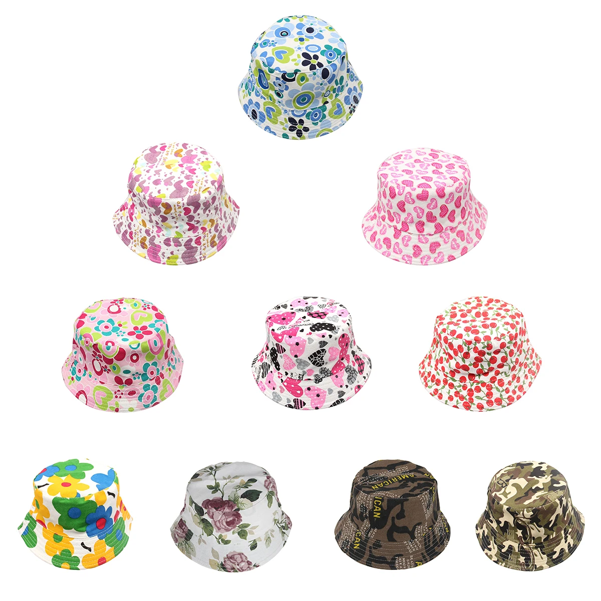 

Sale baby 2-6 Years Sun block Printed Cartoon Fisherman's Hat children Casual girls Summer autumn Cute canvas boys Unisex